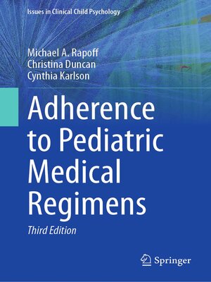 cover image of Adherence to Pediatric Medical Regimens